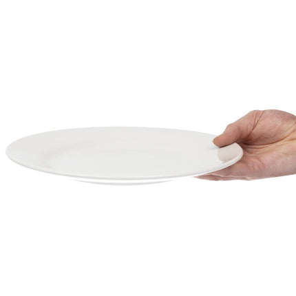 White Porcelain Classic Dinner Plate 28cm | Churchill Whiteware 6