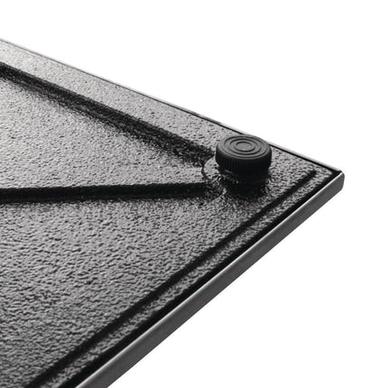 Square Stainless Steel Table Leg for Werzalit Plus Tabletops | Bolero 6