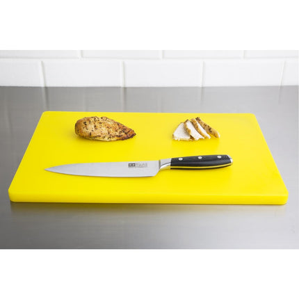 Extra Thick LDPE Cutting Board Yellow 450x300x20mm | Hygiplas 6