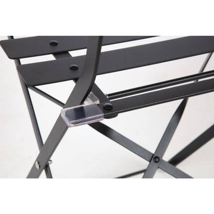 Steel Folding Chairs Black | Bolero 7