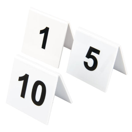 Olympia Plastic Table Numbers 1-10 2