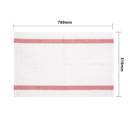 Heavy Duty Polycotton Tea Towel | Vogue | 76 x 51 cm | Red 3