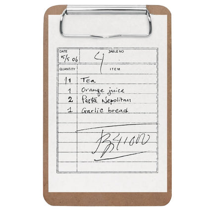 Wooden Mini Clipboard for Bills | Olympia 5