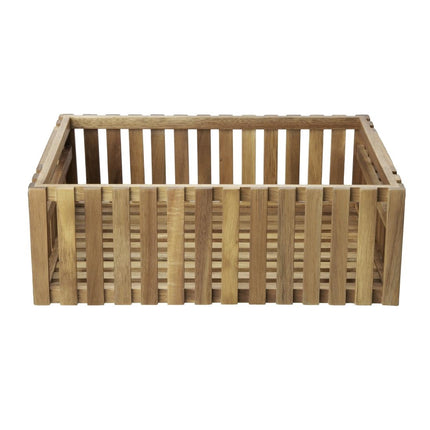 Medium Acacia Wood Storage Box 356x255x120mm | Olympia