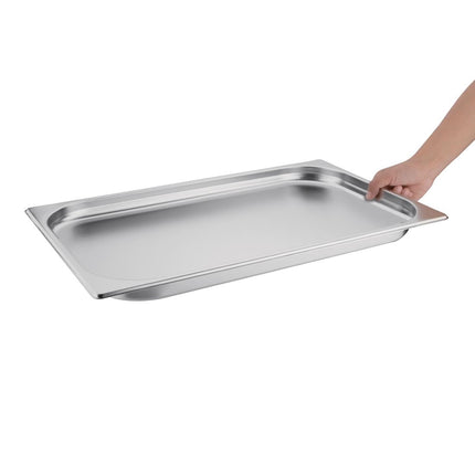 Stainless Steel Gastronorm Pan GN 1/1 20mm | Vogue 2