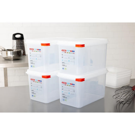 Araven GN 1/4 Food Container with Lid 4.3L 9