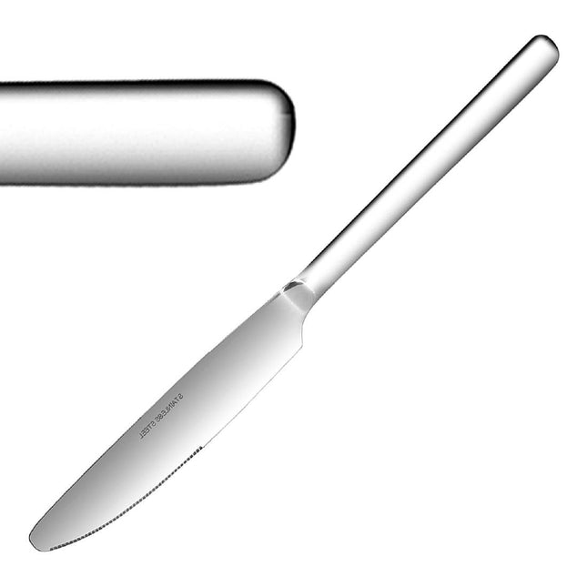 Henley Polished Stainless Steel Dessert Knives (12 pcs) | Olympia