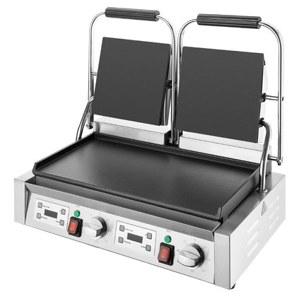 Extra Large Double Flat Plate Contact Grill | Buffalo 4