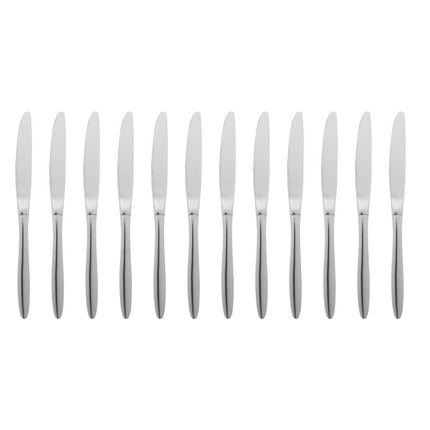 Olympia Saphir Polished 18/10 Stainless Steel Dessert Knives, 12 Pieces 3