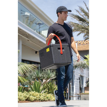 Insulated Food Carrier Box with Strap 1/2 GN | Cambro EPP GoBox 3