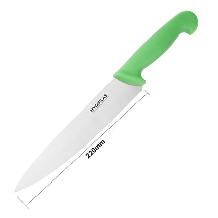 Chef's Knife 21.5cm Green | Hygiplas 5