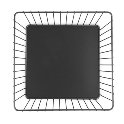 Square Wire Food Display Tray Black 230x230x100mm | Olympia 6