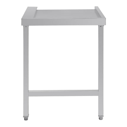Right-Hand Stainless Steel Through Table 60cm | Vogue 6