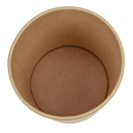 Microwave-Safe Kraft Soup Bowls 450ml with Steam Vent Lids | Colpac 3