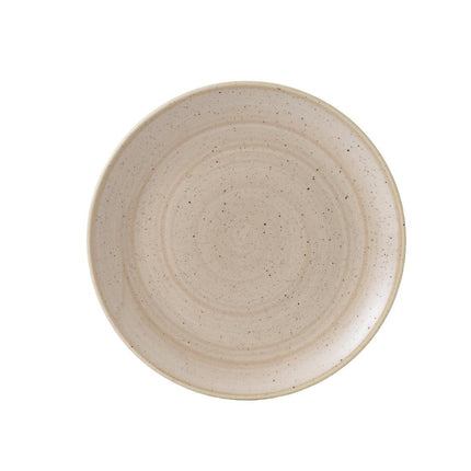 Stonecast Nutmeg Cream Evolve Coupe Plate 26cm | Churchill
