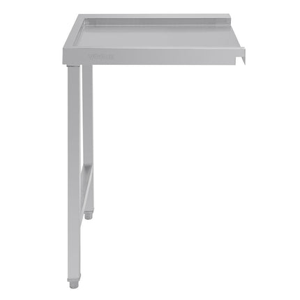 Right-Hand Stainless Steel Through Table 60cm | Vogue 5