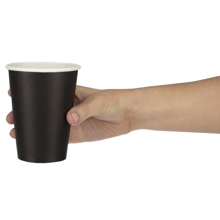 Recyclable Single-Wall Black Coffee Cups 34cl | Fiesta | 50 pcs 3