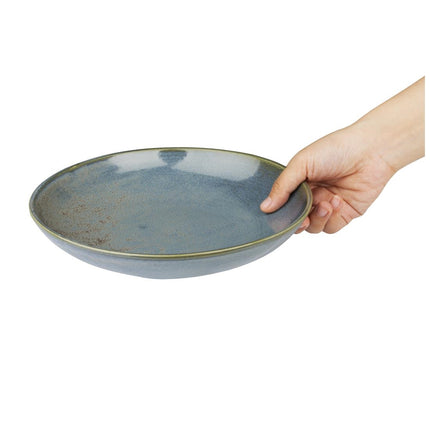 Blue Low Coupe Bowls 230mm | Olympia Ember Collection 5