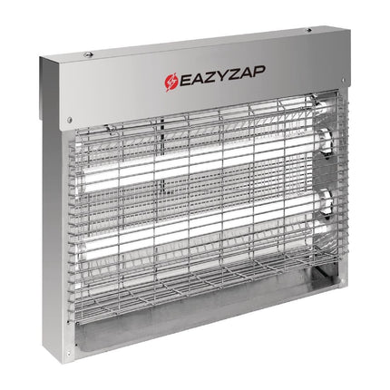 LED Insect Killer 8W Brushed Stainless Steel | Eazyzap