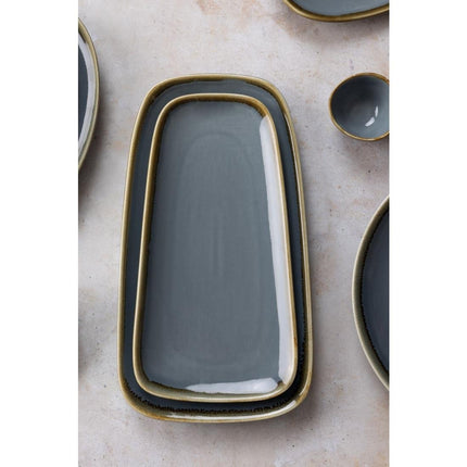 Medium Blue Porcelain Bowls 29.5cm | Kiln Collection | Olympia | Set of 4 5