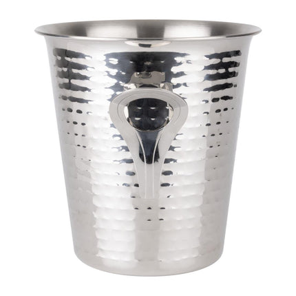 Hammered Stainless Steel Wine Bucket 4.3L | Olympia Flare 3