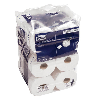 SmartOne Mini Toilet Rolls | Tork | 12 Rolls 6