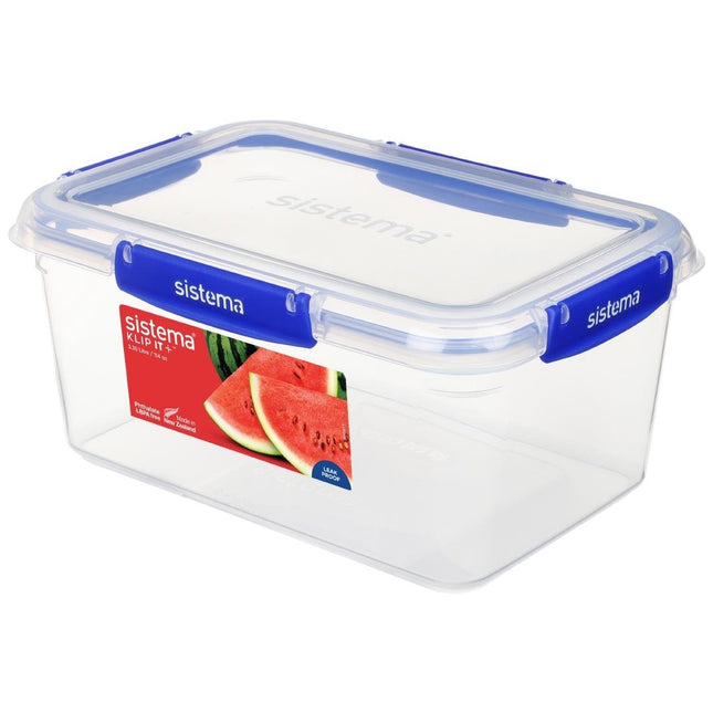 Rectangular Food Storage Container 3.3L | Sistema Klip It Plus