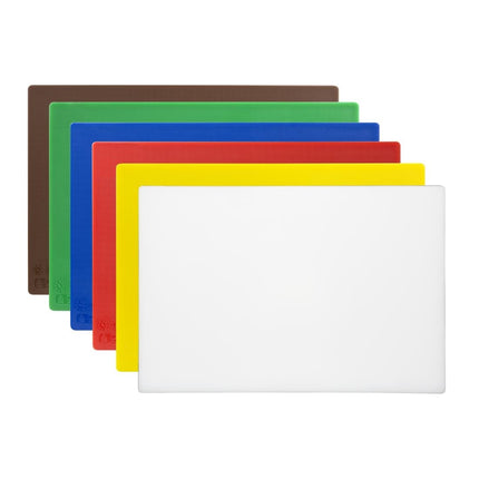 LDPE Cutting Boards HACCP 450x300x10mm | Hygiplas 3