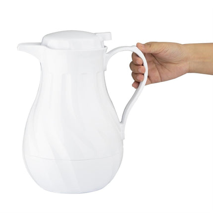 Insulated White Pouring Jug 2L | Olympia 2