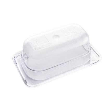 Polycarbonate Gastronorm Container Transparent 65mm | Vogue | GN 1/9 4