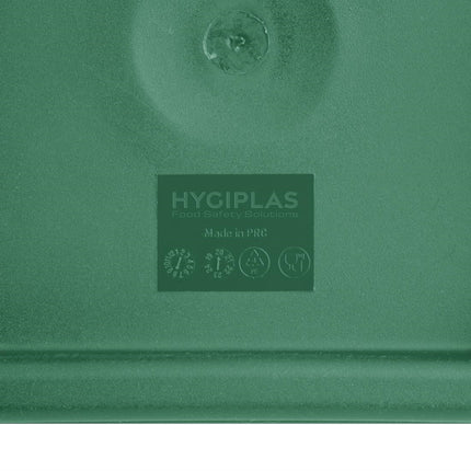 Medium Green Square Lid | Hygiplas 4
