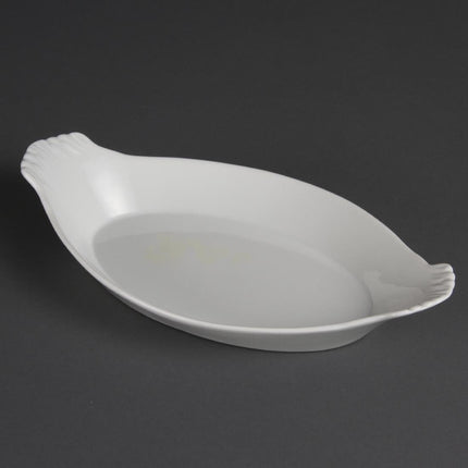Oval Gratin Dishes 32x17.7cm | Olympia Whiteware
