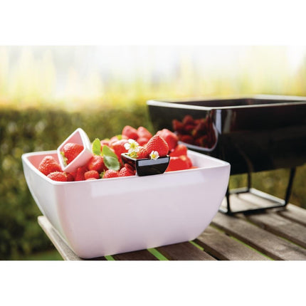 Square Melamine Bowl Black 9x9cm | APS Pure 4