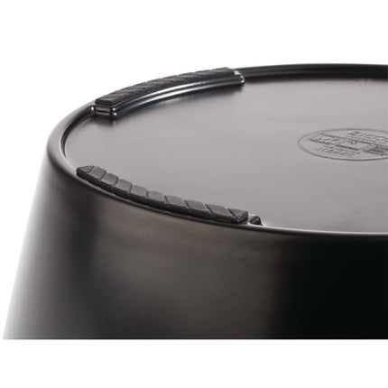APS Frida Wooden and Black Bowl 22cm Diameter 2.2L Capacity 4