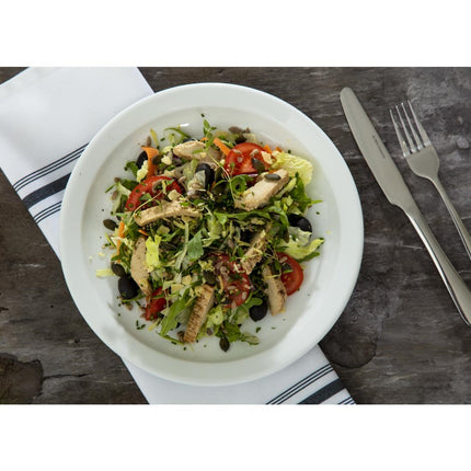 Whiteware Plates with Narrow Rim 25cm | Olympia | Set of 12 7