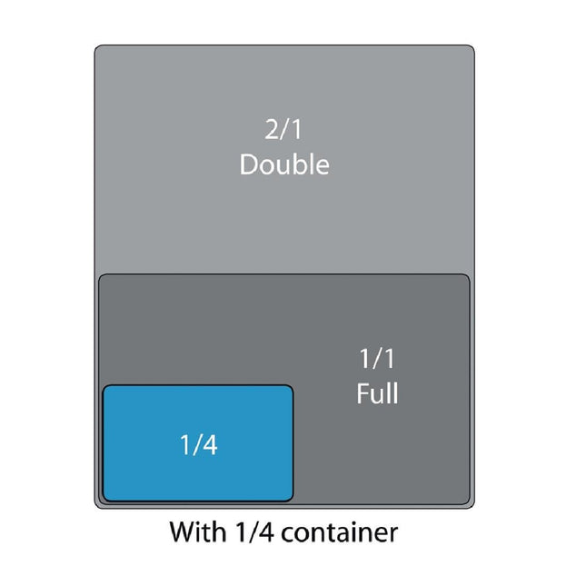 Cambro Flat Polycarbonate Lid GN 1/4 2