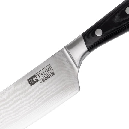 Vogue Tsuki Series 7 Japanese VG-10 Damascus Steel Cleaver 16cm 5