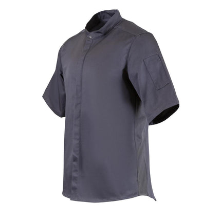 Band Collar Chef's Jacket Anthracite S | Southside 3