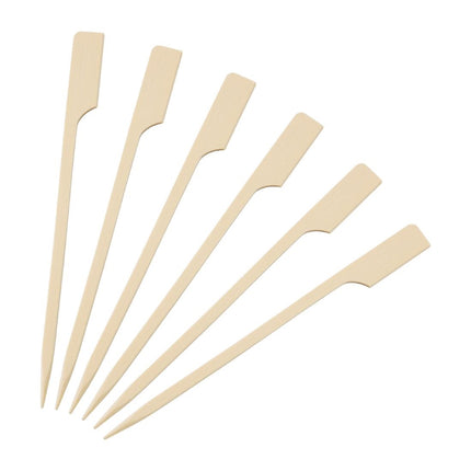Compostable Bamboo Skewers 120 mm | Fiesta 2