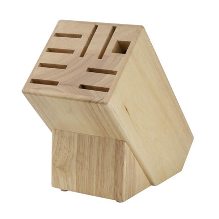 Wooden Knife Block with 9 Slots | Vogue 2