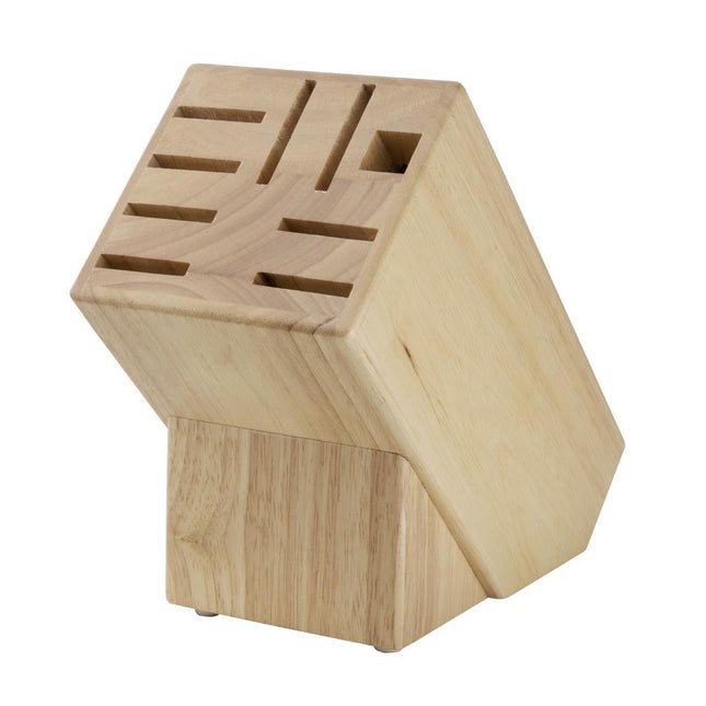 Wooden Knife Block with 9 Slots | Vogue 2