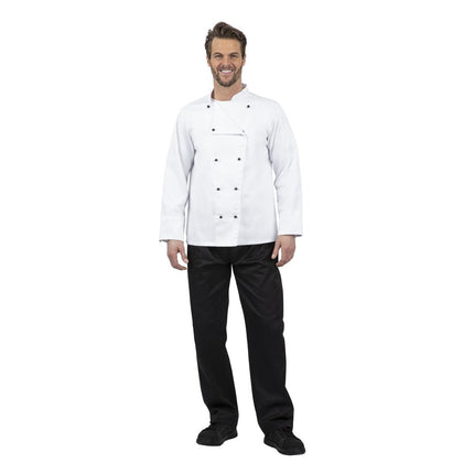 Unisex Long Sleeve Chef Jacket White L | Whites Chicago 4