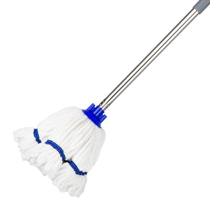 Microfiber Mop Head Blue Stripe 150g | Jantex 5