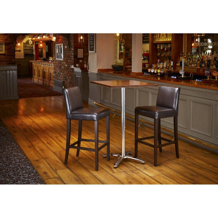 Square Tabletop | Bolero | Dark Brown | 70 cm 3