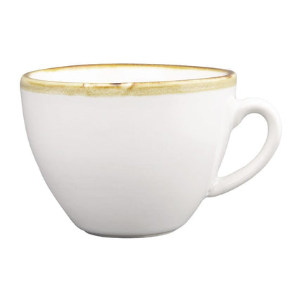 Kiln Chalk White Cups 230ml | Olympia
