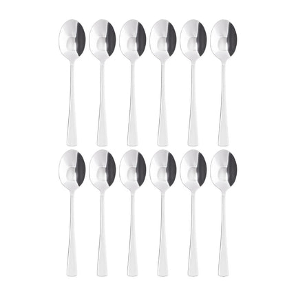 Dessert Spoons | Olympia Clifton | 12 Pieces | Polished 18/0 Stainless Steel 6