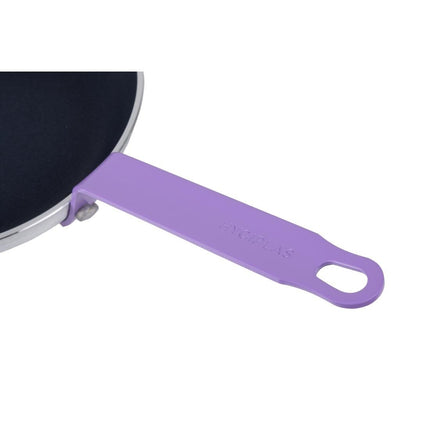 Aluminium Non-Stick Frying Pan with Purple Handle 24cm | Hygiplas | Teflon Platinum Plus Coating 5