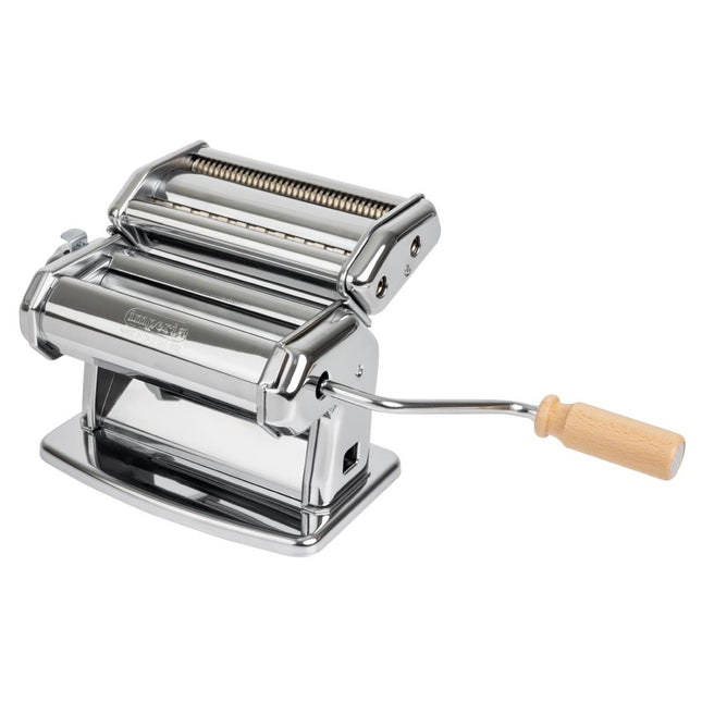 15cm Chrome-Plated Pasta Machine with Duplex Cutter | Imperia