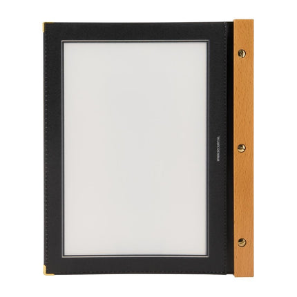 Wooden Menu Holder A4 Black | Securit 4