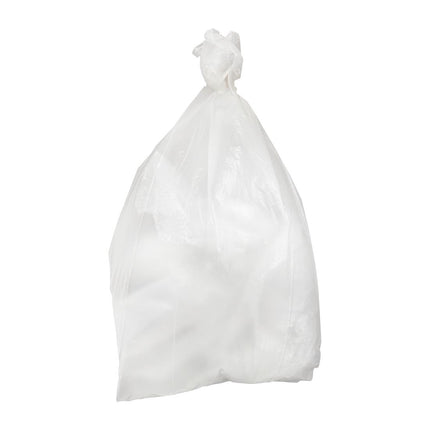 Medium-Duty Clear Garbage Bags 90L | Jantex | 200 Pack